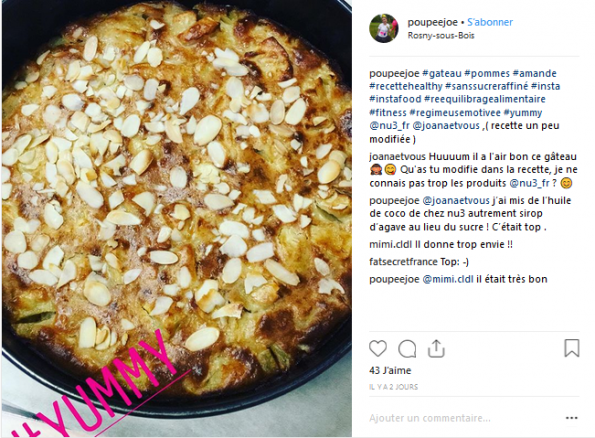 Gateau pomme amande
