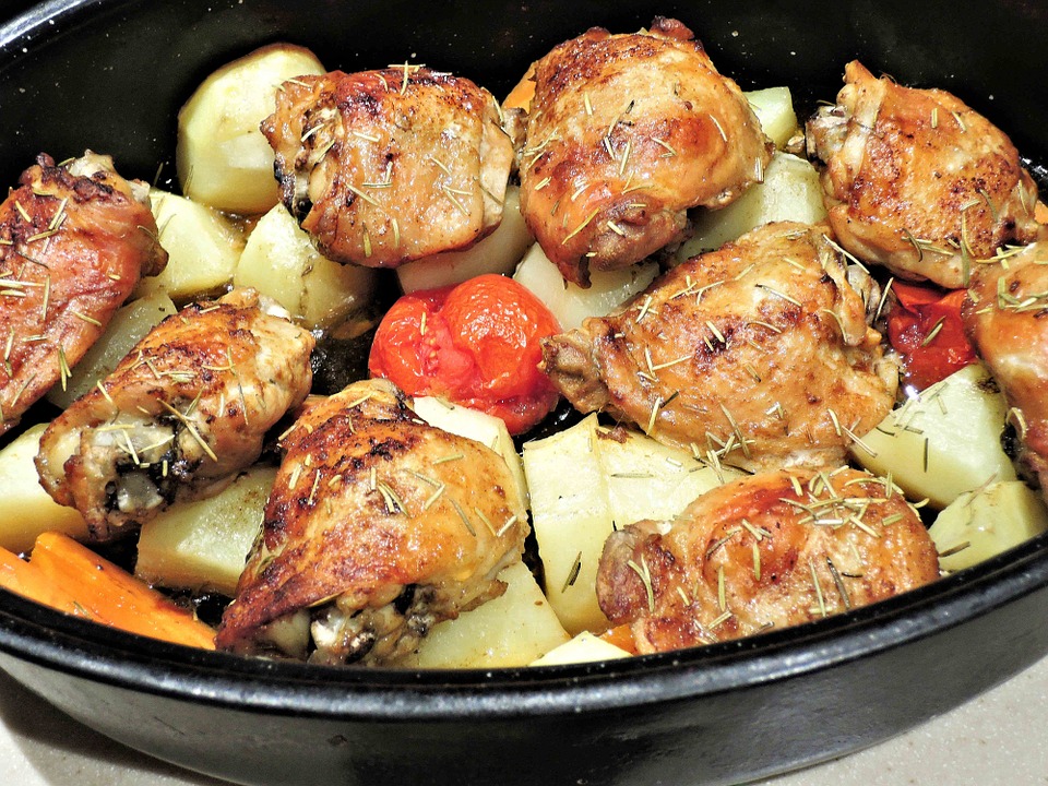 Cuisse de poulet rôti à la tomate - Joana & Vous
