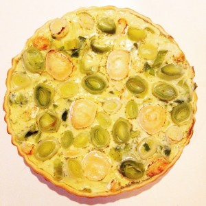 quiche chèvre poireaux