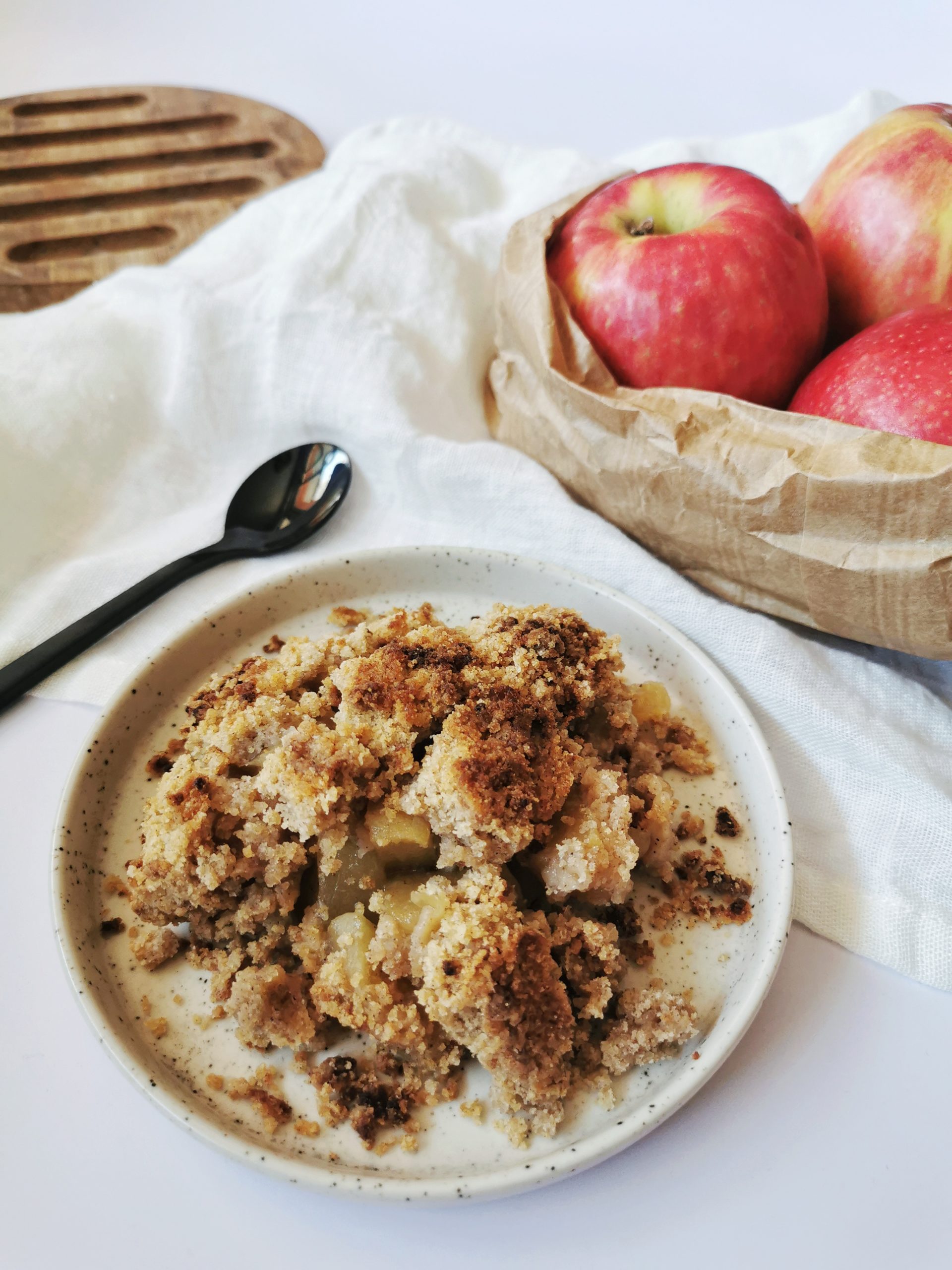 crumble pommes et sarrasin