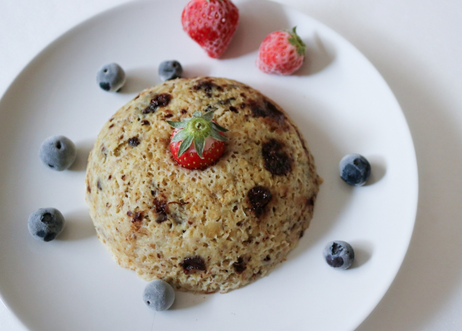 Bowlcake aux pépites de chocolat