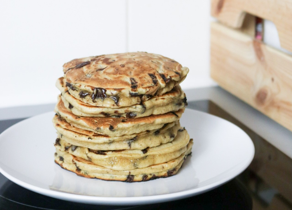 Pancakes aux pépites de chocolat