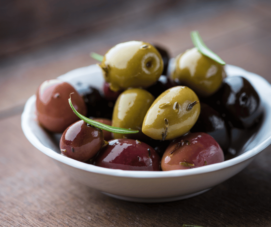 les olives pour un apéro healthy